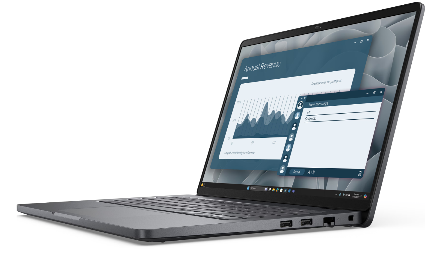 Dell Pro 14 PC14255 | 14 " | IPS | FHD+ | 1920 x 1200 pixels | Anti-glare | AMD Ryzen 5 PRO | 230 | 16 GB | DDR5 | Solid-state drive capacity 512 GB | AMD Radeon 760M Graphics | Windows 11 Pro | 802.11ax | Keyboard language English | Keyboard backlit | Wa