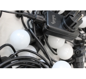SALE OUT. Twinkly Festoon Smart LED Lights 40 AWW (Gold+Silver) G45 bulbs, 20m|Twinkly REFURBISHED, NO MANUAL, DIRTY, 3 MONTHS WARRANTY