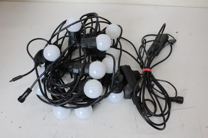 SALE OUT. Twinkly Festoon Smart LED Lights 20 AWW (Gold+Silver) G45 bulbs, 10m|Twinkly REFURBISHED, NO MANUAL, DIRTY, 3 MONTHS WARRANTY