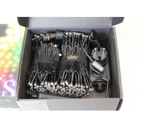 SALE OUT. Twinkly Strings Smart LED Lights 400 RGBW (Multicolor + White), 32m, Black wire|Twinkly REFURBISHED, NO MANUAL, DIRTY, 3 MONTHS WARRANTY