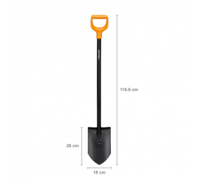 Fiskars Solid Metal 1066716 Smailus kastuvas, Juoda