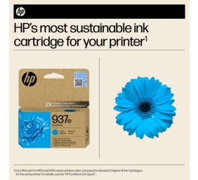 HP 937e EvoMore (4S6W6NE) Rašalinė kasetė, Žydra