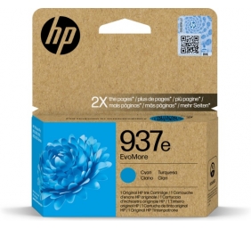 HP 937e EvoMore (4S6W6NE) Rašalinė kasetė, Žydra
