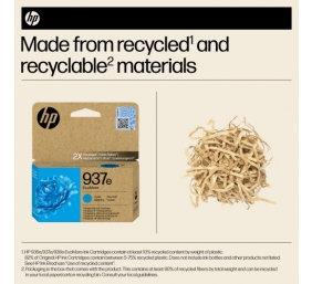 HP 937e EvoMore (4S6W6NE) Rašalinė kasetė, Žydra