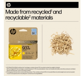 HP 937e EvoMore (4S6W8NE) Rašalinė kasetė, Geltona