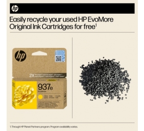 HP 937e EvoMore (4S6W8NE) Rašalinė kasetė, Geltona