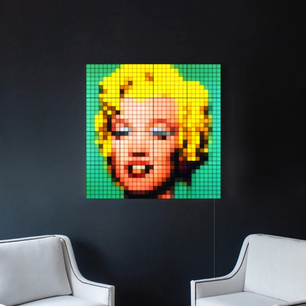 Twinkly|Squares Smart LED Panels Starter Kit (6 panels)|RGB – 16M+ colors
