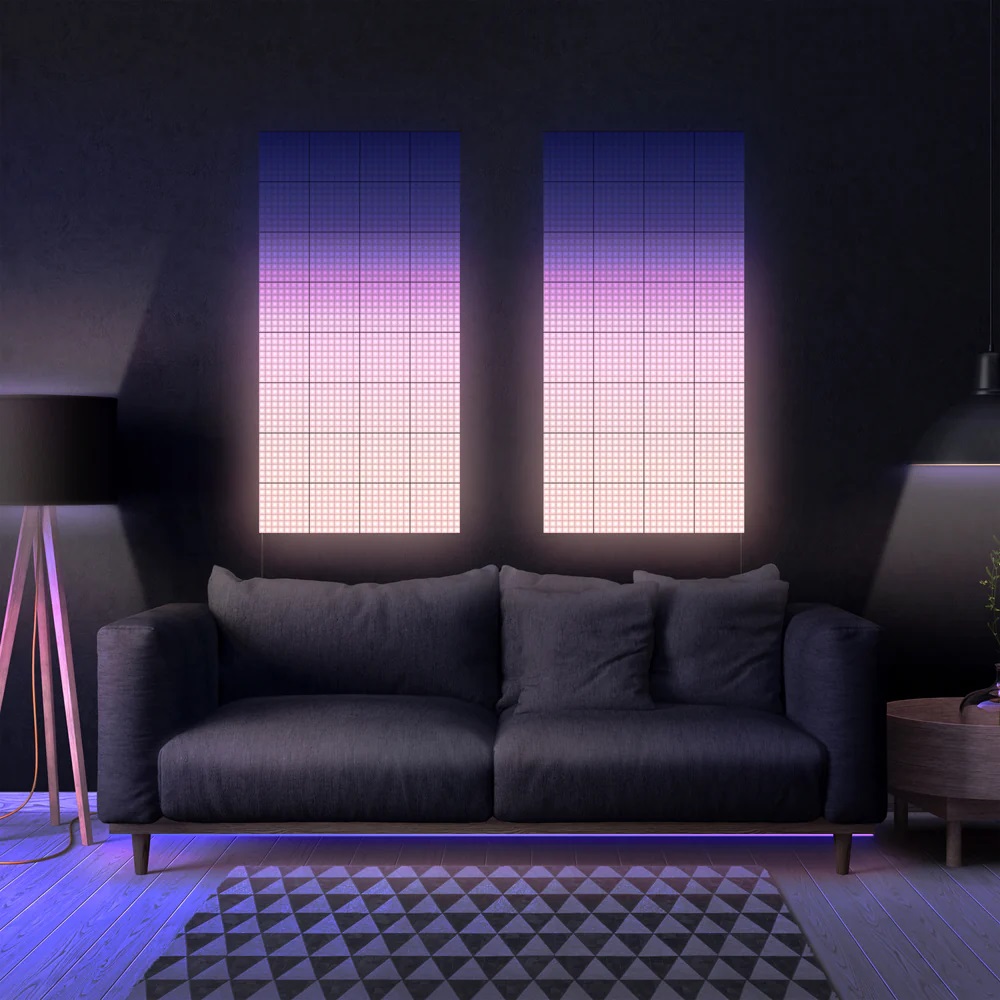 Twinkly|Squares Smart LED Panels Starter Kit (6 panels)|RGB – 16M+ colors