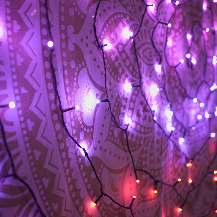 Twinkly|Strings Smart LED Lights 100 RGB (Multicolor), 8m, Black wire|RGB – 16M+ colors