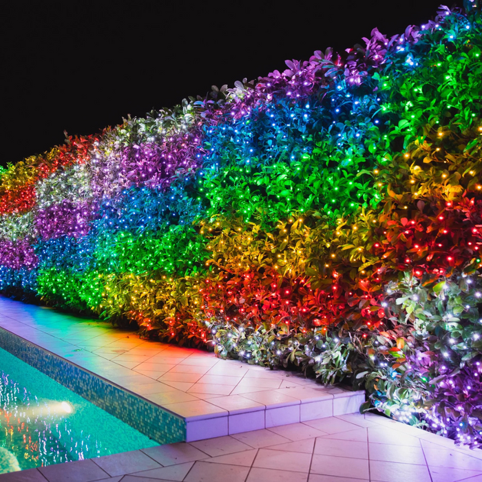 Twinkly|Strings Smart LED Lights 100 RGB (Multicolor), 8m, Black wire|RGB – 16M+ colors