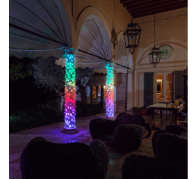 Twinkly|Strings Smart LED Lights 100 RGB (Multicolor), 8m, Black wire|RGB – 16M+ colors