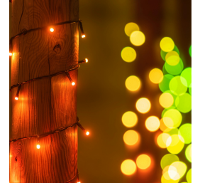 Twinkly|Strings Smart LED Lights 100 RGB (Multicolor), 8m, Black wire|RGB – 16M+ colors