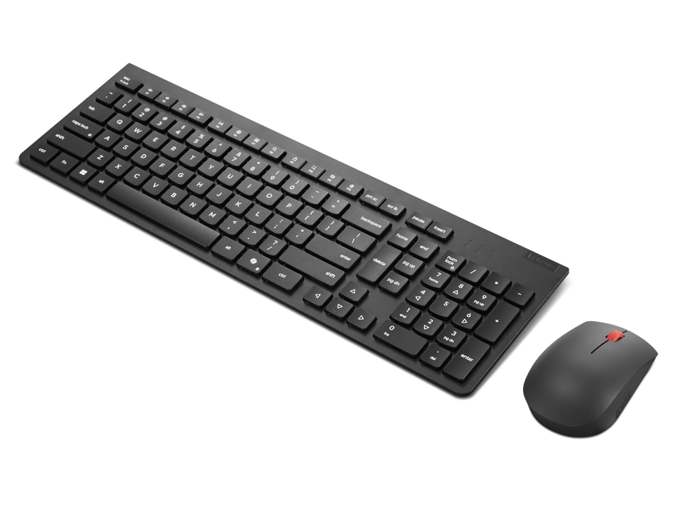 Lenovo Essential | Keyboard and Mouse Combo | Wireless | Russian/Cyrillic | Black | 2.4 GHz