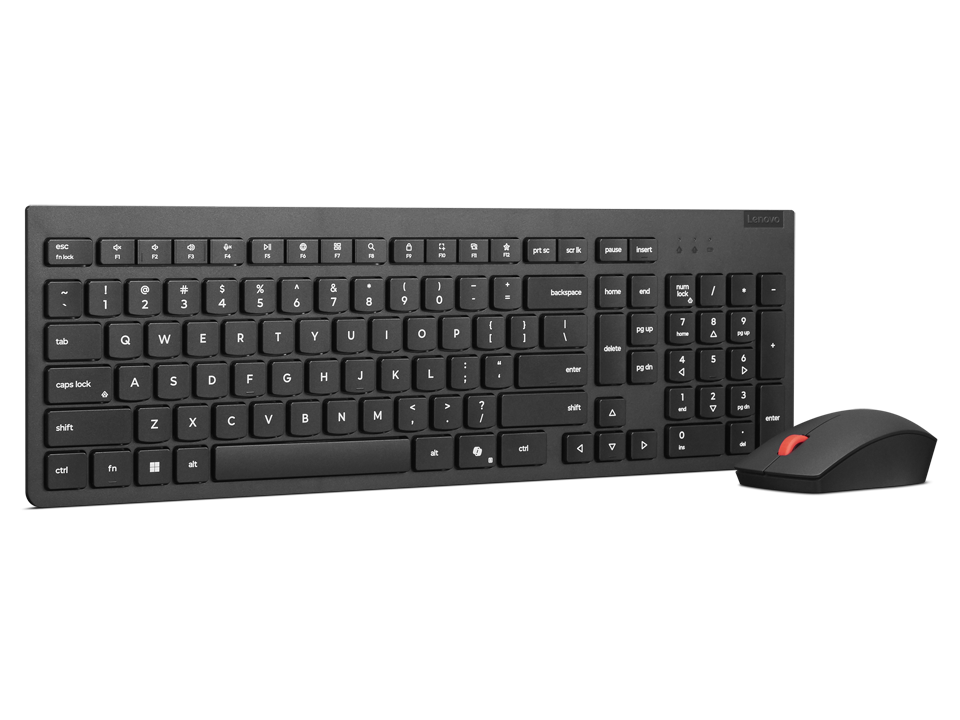 Lenovo Essential | Keyboard and Mouse Combo | Wireless | Russian/Cyrillic | Black | 2.4 GHz