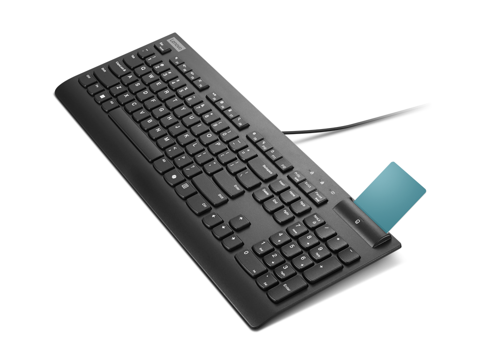 Lenovo Smartcard II | Keyboard | Wired | Estonian | Black | USB-A | Plunger type switch