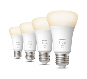Hue W 9W A60 E27, 4pcs pack | E27 | 9 W | Warm White 2700K | Bluetooth and Zigbee