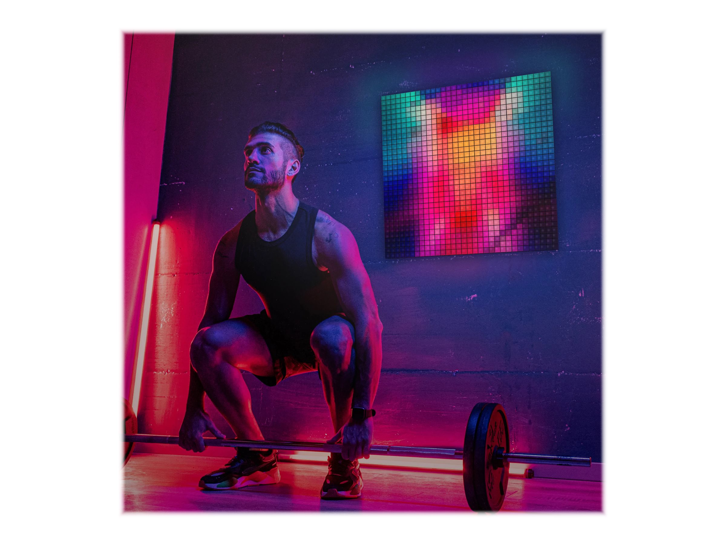 Twinkly|Squares Smart LED Panels Expansion pack (3 panels)|RGB – 16M+ colors
