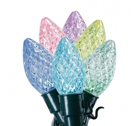 Twinkly C9 Bulbs Smart LED 40 RGB, 12.2m, Green wire|Multicolor