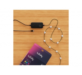 Twinkly Candies 200 Heart-shaped RGB LEDs, Green Wire, USB-C
