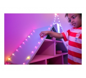 Twinkly Candies 200 Heart-shaped RGB LEDs, Green Wire, USB-C