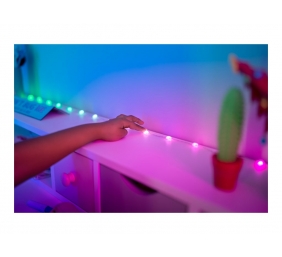 Twinkly Candies 200 Heart-shaped RGB LEDs, Green Wire, USB-C