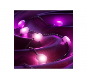 Twinkly Candies 200 Heart-shaped RGB LEDs, Green Wire, USB-C