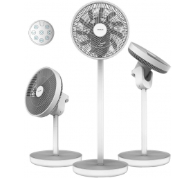 Cecotec EnergySilence 2600 Sunflower Portable | Stand Fan | Diameter 33 cm | Number of speeds 12 | Oscillation | 22 W | Remote control