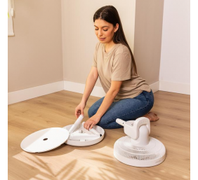 Cecotec EnergySilence 2600 Sunflower Portable | Stand Fan | Diameter 33 cm | Number of speeds 12 | Oscillation | 22 W | Remote control