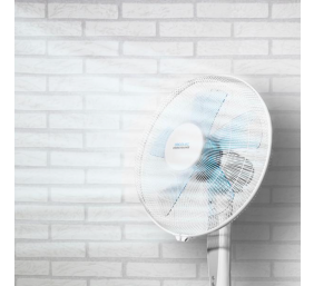 Cecotec EnergySilence 530 Power Connected | Stand Fan | White | Diameter 40 cm | Number of speeds 3 | Oscillation | 50 W | Remote control