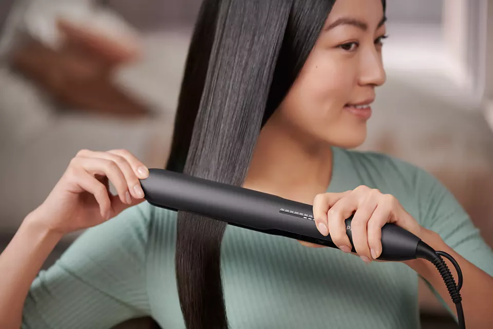 Philips | Hair Straitghtener | BHS510/00 5000 Series | Ceramic heating system | Ionic function | Temperature (max) 230 °C | Number of heating levels 12 | Black
