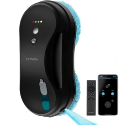 Cecotec Window Cleaning Robot | Conga Windroid 890 SprayWater Smart Connected T | Corded | Black