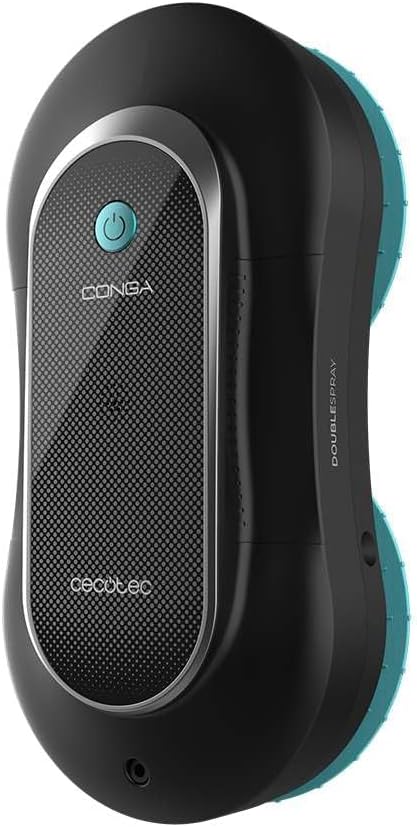 Cecotec Window Cleaning Robot | Conga Windroid 1090 Double Spray Connected | Corded | Black