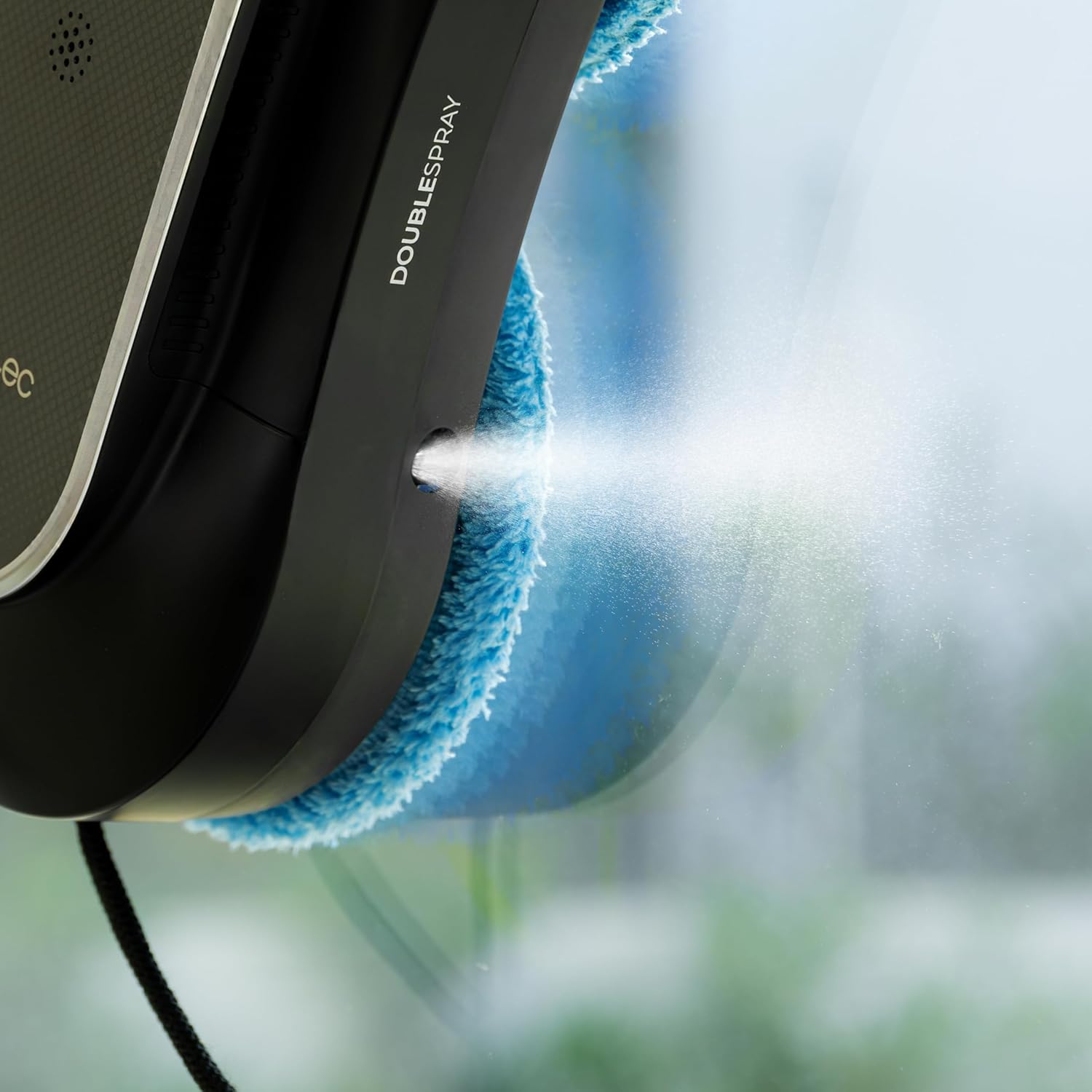 Cecotec Window Cleaning Robot | Conga Windroid 1090 Double Spray Connected | Corded | Black