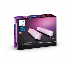 Philips Hue Play WCA Lightbar Base, Twin pack, White|42 W|2000-6500 Hue White Colour Ambiance