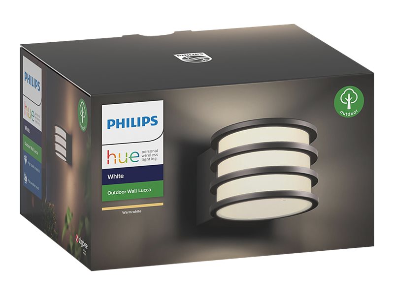 Philips Hue Lucca Wall Lantern | E27 | 9 W | Warm white
