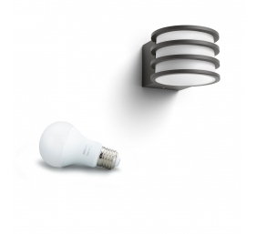 Philips Hue Lucca Wall Lantern | E27 | 9 W | Warm white