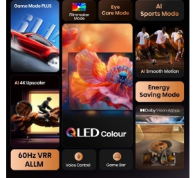 Hisense QLED TV | 85E7Q | 85 | Smart TV | VIDAA Smart | UHD | Black