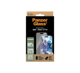 PanzerGlass Screen Protector Classic Fit, Apple iPhone 16 Pro | PanzerGlass