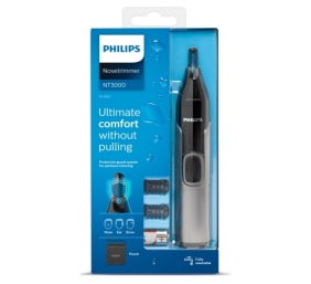 Philips 3000 Series NT3650/16 Nosies, ausų ir antakių plaukų kirpimo mašinėlė, Pilka