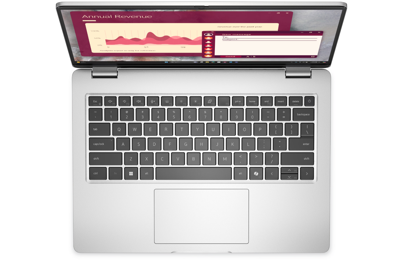 Dell Pro 14 PC14250 | 14 " | FHD+ | Anti-glare | Intel Core Ultra 7 | 255U | 16 GB | DDR5 | Solid-state drive capacity 512 GB | Intel Graphics | Windows 11 Pro | 802.11ax | Bluetooth version 5.3 | Keyboard language English | Keyboard backlit | Warranty 36