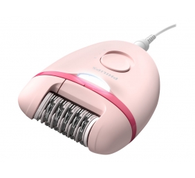 Philips | Corded Compact Epilator | BRE285/00 Satinelle Essential | White/Pink