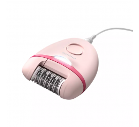Philips | Corded Compact Epilator | BRE285/00 Satinelle Essential | White/Pink