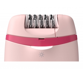 Philips | Corded Compact Epilator | BRE285/00 Satinelle Essential | White/Pink