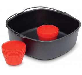 Philips Airfryer Accessory Essential XL HD9945/01 Essential XL Kepimo rinkinys, Black/Red