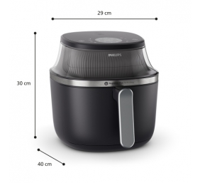Philips 3000 Series NA322/00 Karšto oro gruzdintuvė 4.2 L 1400 W, Juoda