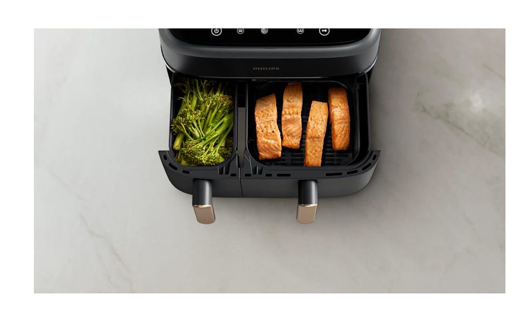 Philips Airfryer | NA352/00 | Power 2750 W | Capacity 9 L | Rapid Air technology | Charcoal Grey/Copper