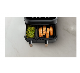 Philips Airfryer | NA352/00 | Power 2750 W | Capacity 9 L | Rapid Air technology | Charcoal Grey/Copper