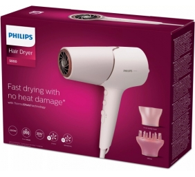 Philips 5000 Series ThermoShield BHD530/00 Plaukų džiovintuvas 2300 W, Pearl Peach