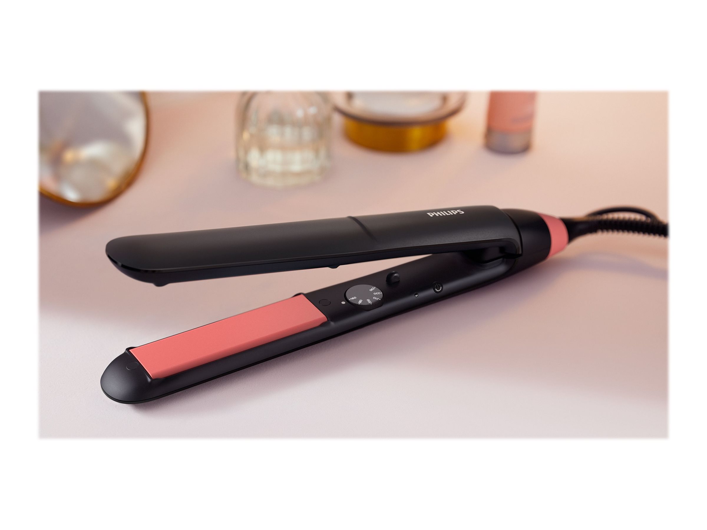 Philips | Hair Straitghtener | BHS376/00 StraightCare Essential | Ceramic heating system | Temperature (min) 160 °C | Temperature (max) 230 °C | Black