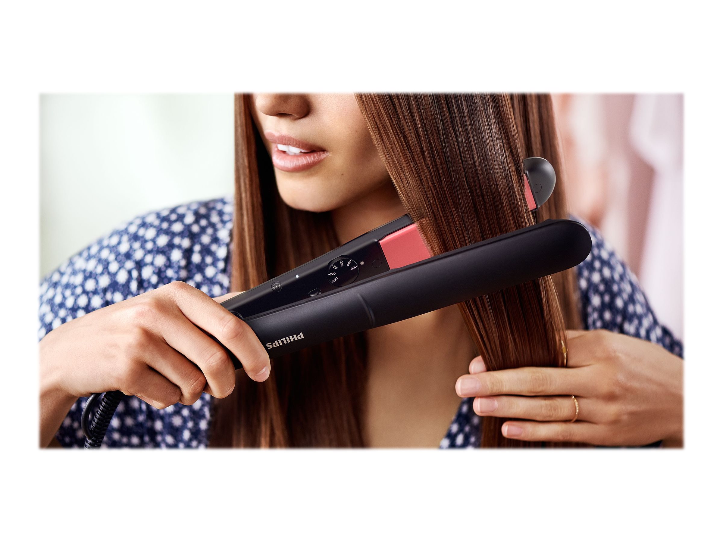 Philips | Hair Straitghtener | BHS376/00 StraightCare Essential | Ceramic heating system | Temperature (min) 160 °C | Temperature (max) 230 °C | Black